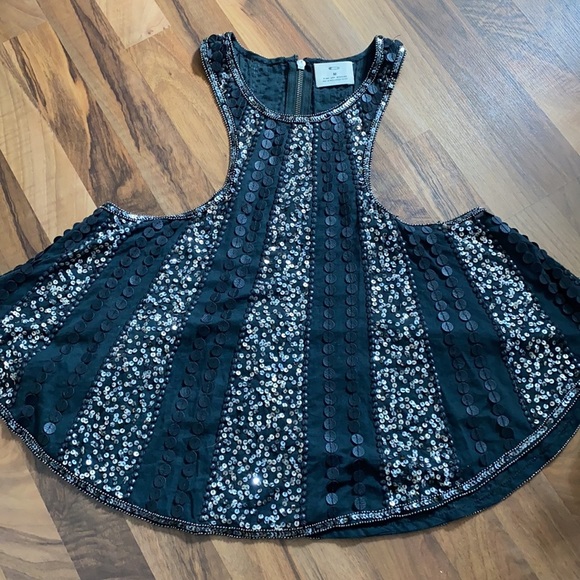 Pins & Needles sequin swing tank top silver - Picture 2 of 7